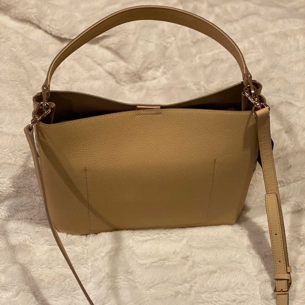 Mcm Sarah Visetos beige canvas hobo bag NWT - Picture 2 of 6